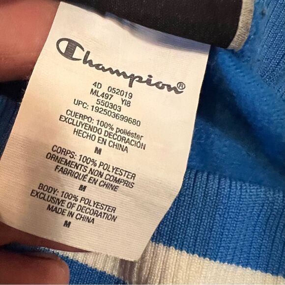 Champion Sz Medium Blue and Red Track Pants Breakdance B Boy B-Boy B-Girl Fresh - Picture 7 of 8